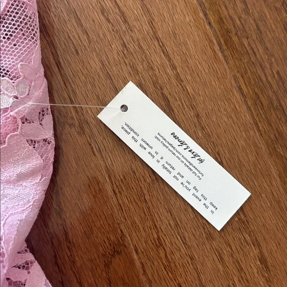 NWT For Love and Lemons Kate dress pink - small - Picture 7 of 10